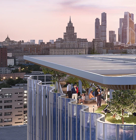 Фотография офисов с открытой террассой в Москве